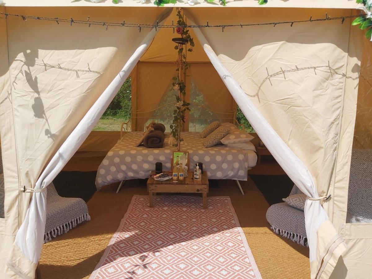 Hopgarden Glamping - Luxury 6M Bell Tent Wadhurst エクステリア 写真