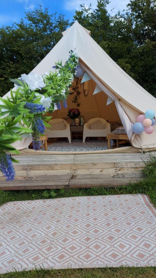 Hopgarden Glamping - Luxury 6M Bell Tent Wadhurst エクステリア 写真