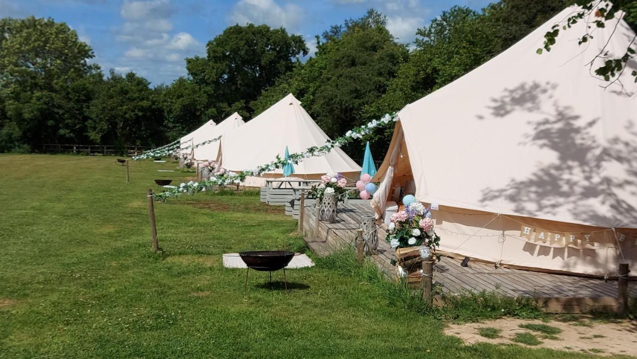 Hopgarden Glamping - Luxury 6M Bell Tent Wadhurst エクステリア 写真