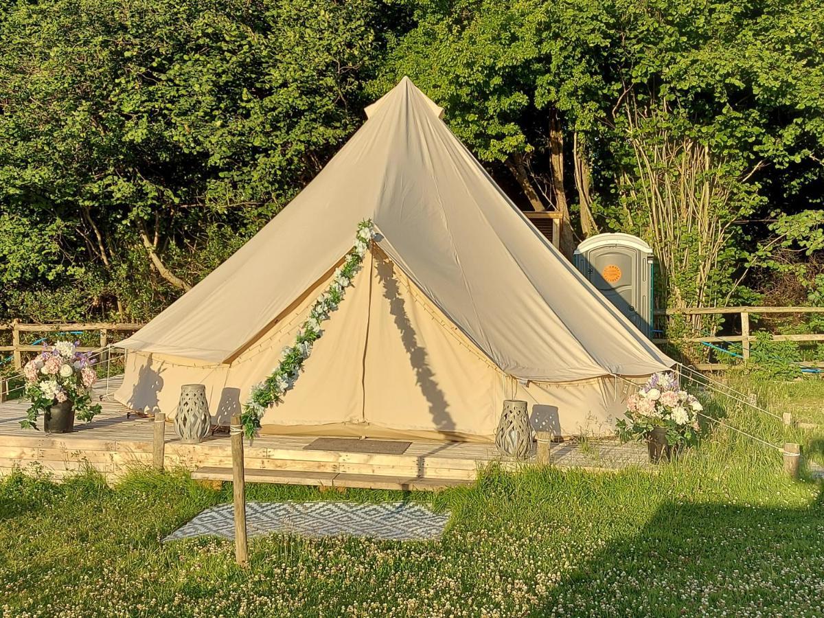 Hopgarden Glamping - Luxury 6M Bell Tent Wadhurst エクステリア 写真