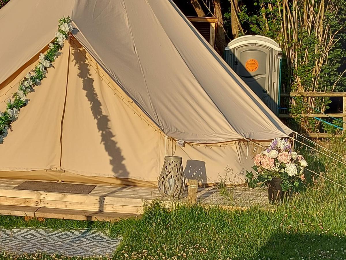 Hopgarden Glamping - Luxury 6M Bell Tent Wadhurst エクステリア 写真
